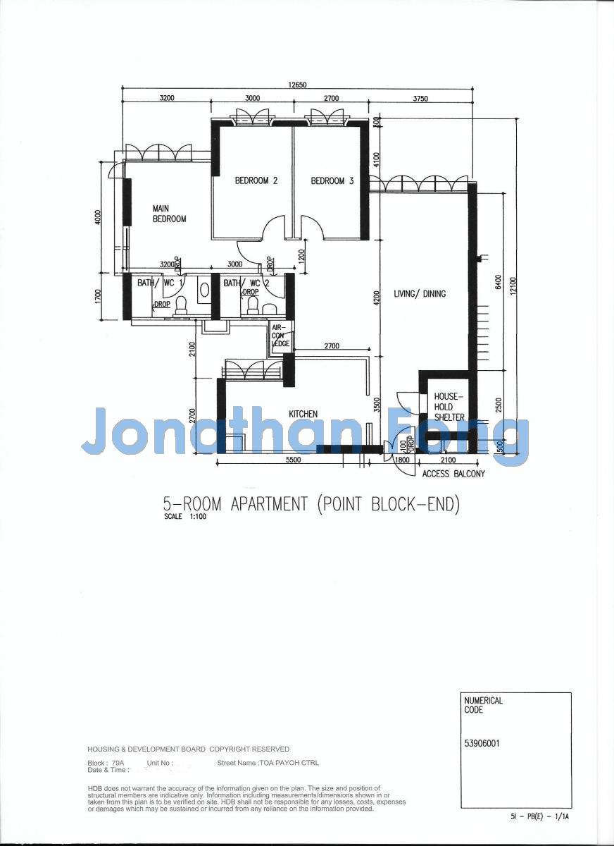 Blk 79A Toa Payoh Central (Toa Payoh), HDB 5 Rooms #81739062
